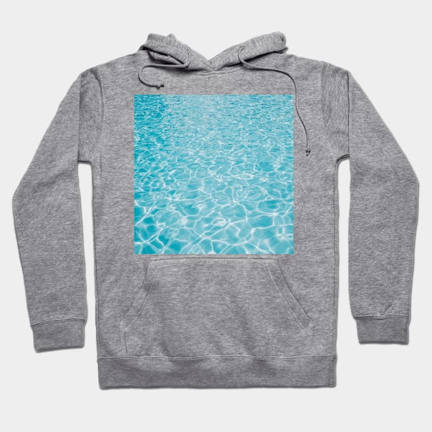 Blue Ocean Waves Hoodie by GoldenLionCrafts